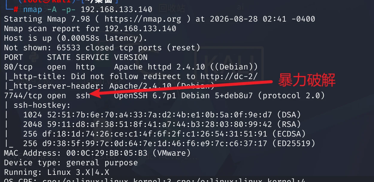 VulnHub DC-2 靶机实战 示意图 3